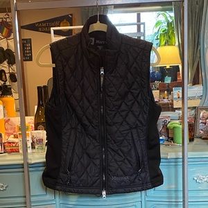 Marmot Black Quilted Vest